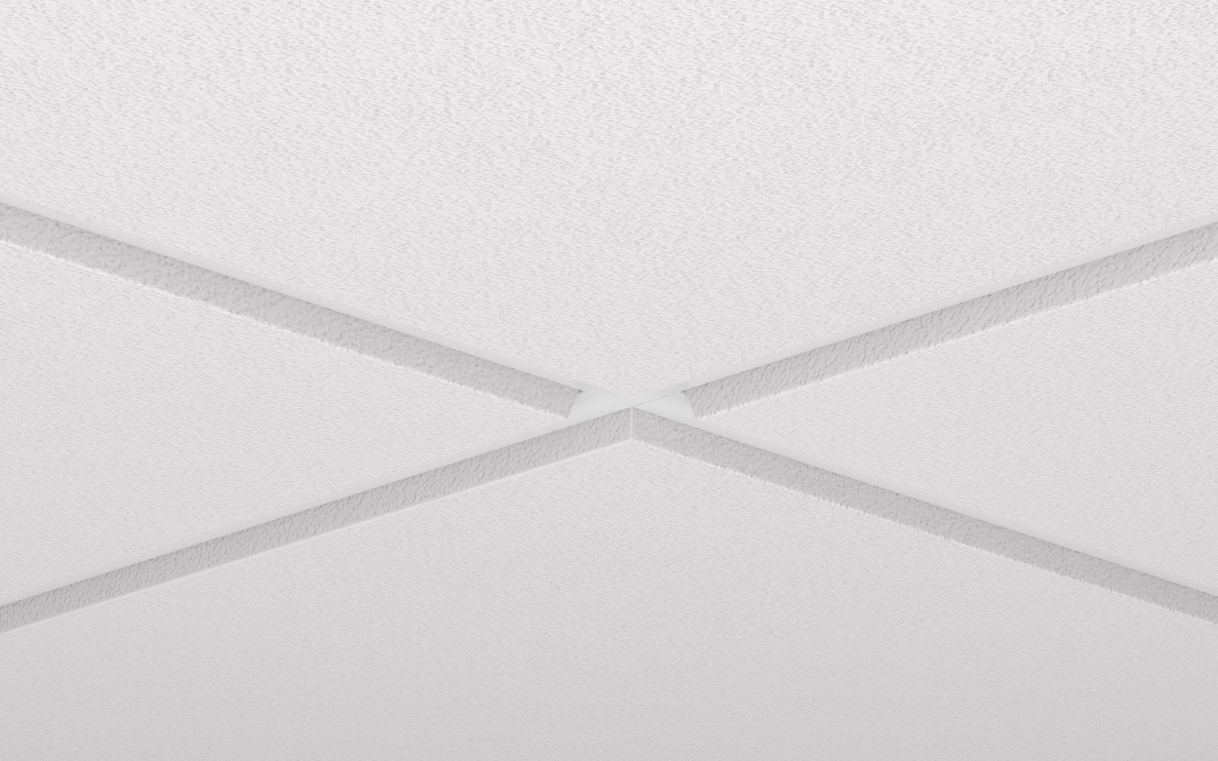 E2002713618 Pannello FEINSTRATOS BOARD struttura a VISTA 600X600X15 mm bordo dritto x controsoffitto Cf=5.76MQ Art.713618 Knauf