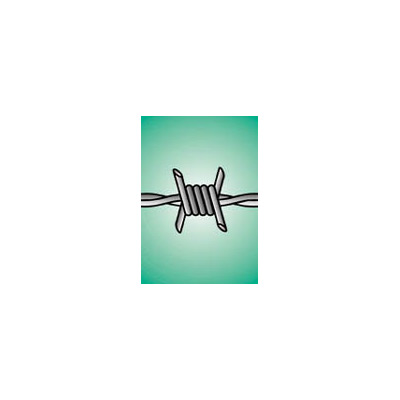 F3010FS01170100 Filo ferro SPINATO RICCIO ZINCATO per rete recinzione rotolo da 100mt. art.FS01170100 Cavatorta
