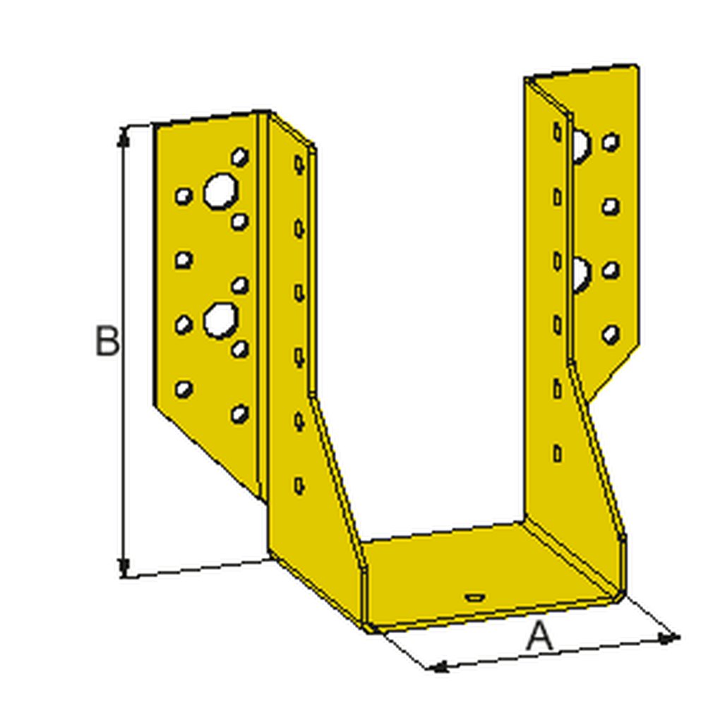 F3018100178 PVS Scarpa ancoraggio interno, 80x110x76, cf=50pz Art. BSIN80/110 Friulsider