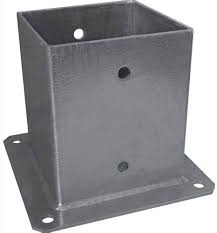 F3018PPJBT100G PORTAPILASTRO sezione quadra 101x101x150 per palo legno art. PPJBT100G Friulsider
