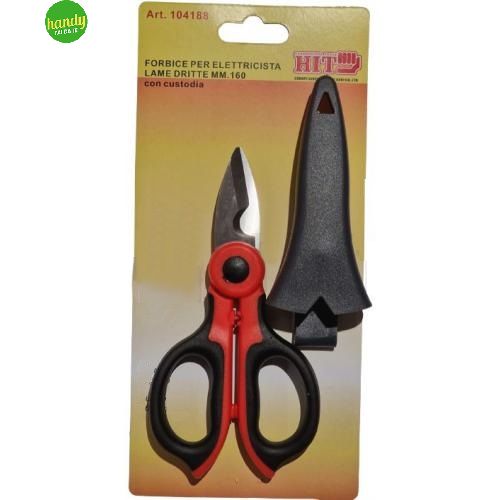 F3034104188 FORBICE da ELETTRICISTA 160mm con CUSTODIA cod. 104188 Hit/Mistral