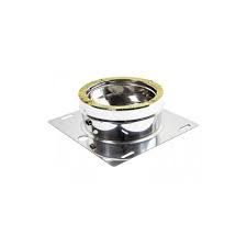 F309945670080 DOPPIAPARETE INOX SUPPORTO CAMINO A MURO Ø 80 per Tubo INOX camino art.4567 Fibrotubi