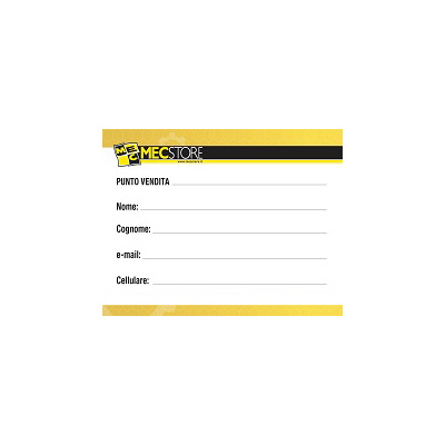 F3104040 COUPON SCONTO MECSTORE per fidelizzazione cliente