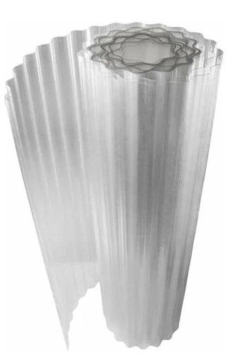 F3127COLIN30040 Rotolo in vetroresina ONDULATO NEUTRO mt.3.00x20 1 rotolo=60mq Rivierasca