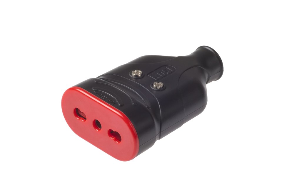 F3764100004 PVS PRESA MOBILE 10/16A 2P+T MONOBLOCCO ANTISCHIACCIAMENTO NERO Art. RS78206 Rosi