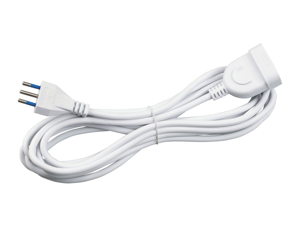 F3764100057 PVS PROLUNGA LINEARE 3M 3G1,5 SPINA 3P 16A - PRESA 3P 10/16A - BIANCO Art. RS92030 Rosi