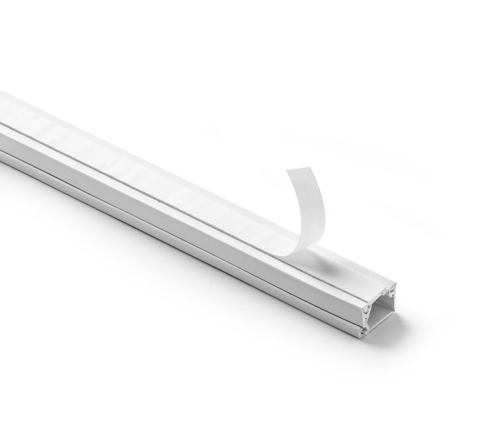 F3764100076 PVS MINICANALA CON COPERCHIO STANDARD AUTOADESIVA 10X20 - BARRA DA 2MT Art. RS71529-A Rosi