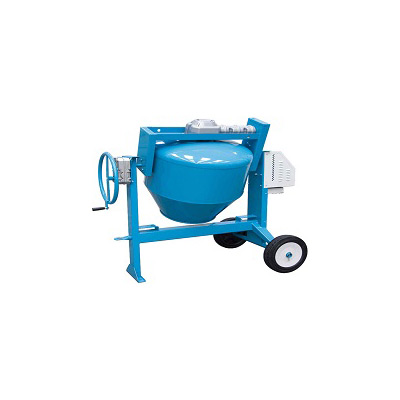 F38030003 BETONIERA da 300 lt monofase silenziata modello TECH-PC con ribaltamento pignone a corona art.BTN/300ORCPM Officine Poli...