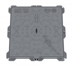 F380510010 MCP Art. LEO60C/IC C250 CHIUSINO GHISA LEONARDO ICON Dim. Est. Telaio 600X600mm MCP