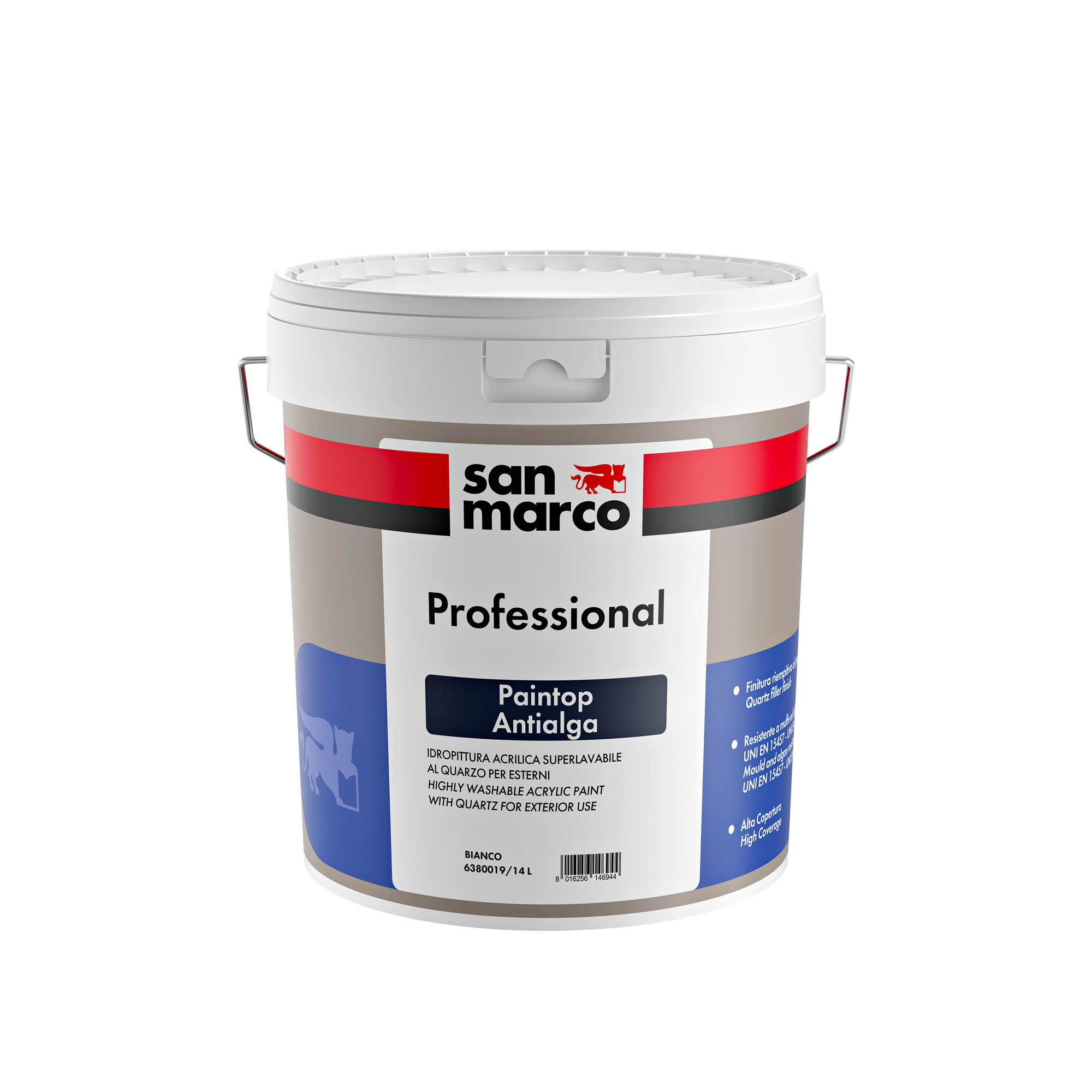 F39340071 PVS PAINTOP ANTIALGA BIANCO da 15Kg Art. PF6380019/15 San Marco