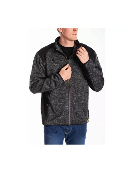 F3953RICHIENM PVS MAGLIA/FELPA  colore GRIGIO taglia M con inserti in tessuto Art. RICHIE James Dillon