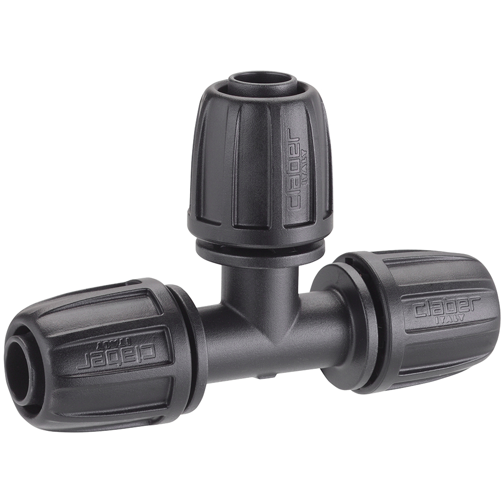 F39710139 PVS RACCORDO A TRE VIE PER TUBO 16 MM Art. 99029 Claber