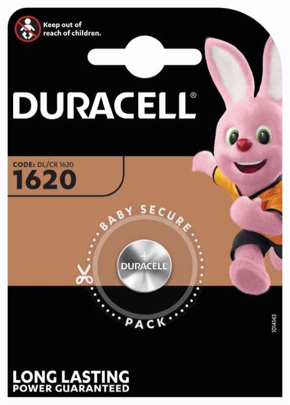 F39740011 PVS DURACELL 1620 - BLISTER 1 PEZZO Art. DU27 Cfg
