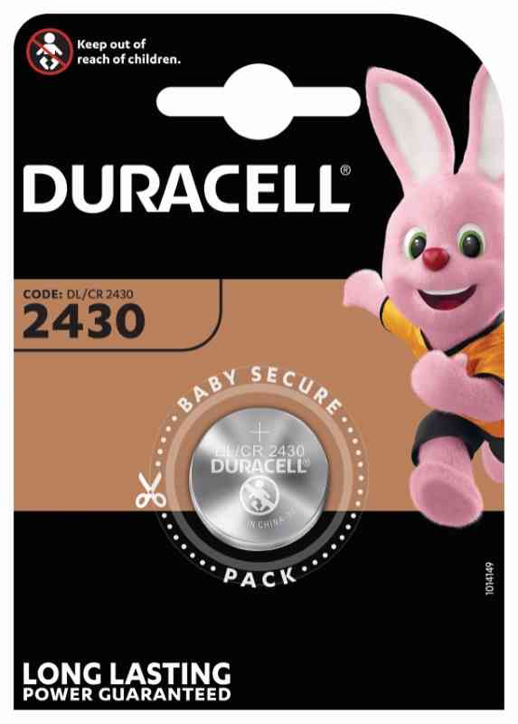 F39740013 PVS DURACELL SPECIALISTICHE 2430 - BLISTER 1 PEZZO Art. DU49 Cfg
