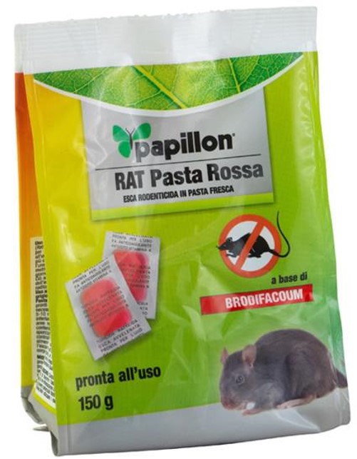 F39770118 PVS ESCA TOPICIDA PASTA ROSSA 150G 25PP Art. 060172 Andrighetti