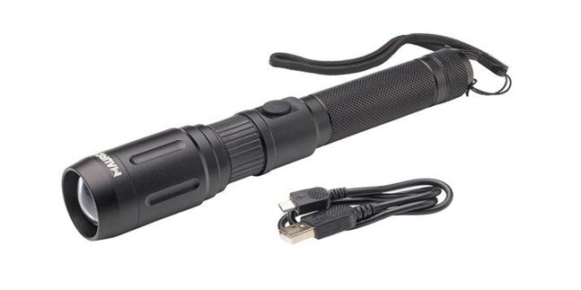 F39770240 PVS TORCIA LED ALLUM.C.ZOOM USB RICARICAB. PZ 2 Art. 082317 Andrighetti