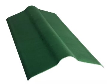 F399800080 BREDA COLMO VERDE MUSCHIO da 3 ML per lamiera grecata per tetto RAL 6005 (PER COLMO COMPLETO ORDINARE 2PZ)