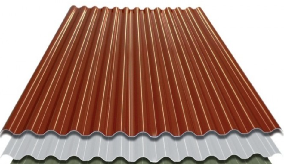 F400471002200 Lastra ONDULATA per tetto termoplastica ECOLINA colore GRIGIO mm.1104x2000 Art. 71002/002000 Gutta