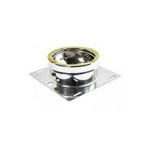 F309945670080 DOPPIAPARETE INOX SUPPORTO CAMINO A MURO Ø 80 per Tubo INOX camino art.4567 Fibrotubi