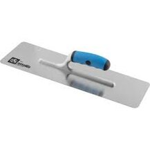 F360442121 Art.042121 FRATTAZZO INOX mis.24x102 per stucco, spigolo arrotondato, manico bimateriale Ausonia