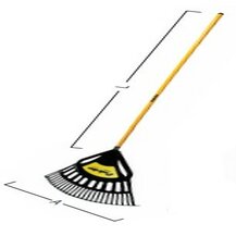 F3763150SFE25P SCOPA per foglie Extra in POLIPROPILENE manico FIBRA ultraleggero art.150SFE25P Australian