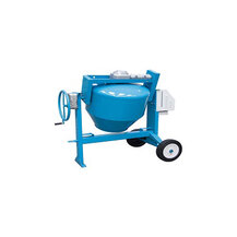 F38030003 BETONIERA da 300 lt monofase silenziata modello TECH-PC con ribaltamento pignone a corona art.BTN/300ORCPM Officine Poli...