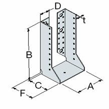 F3018100193 PVS Scarpa ancoraggio interno, 120x160x76, cf=30pz Art. BSIN120/160 Friulsider