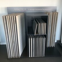 E3951EXP001 ESPOSITORE porta PIASTRELLE in legno nero Arkitea