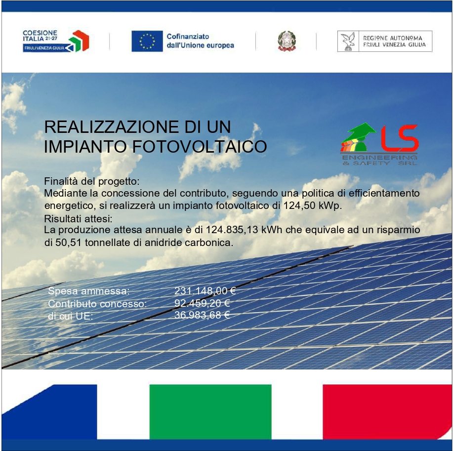 Realizzazione impianto fotovoltaico