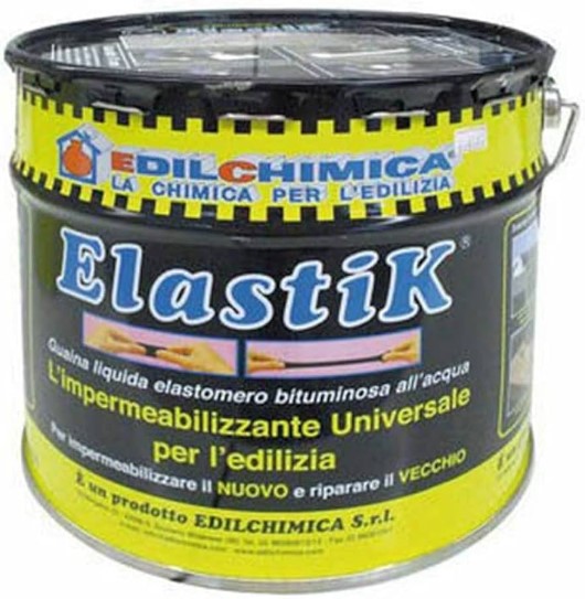 E37680005 ELASTIK da 20 KG membrana liquida impermeabilizzante base ACQUA art.13220 Edilchimica