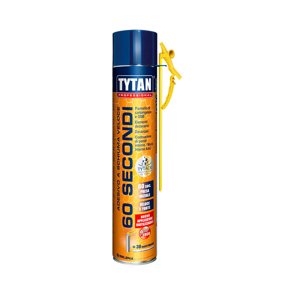 E37880002 TYTAN SCHIUMA MANUALE adesiva super rapida 60 SECONDI da 750 ml art.92932 Selena