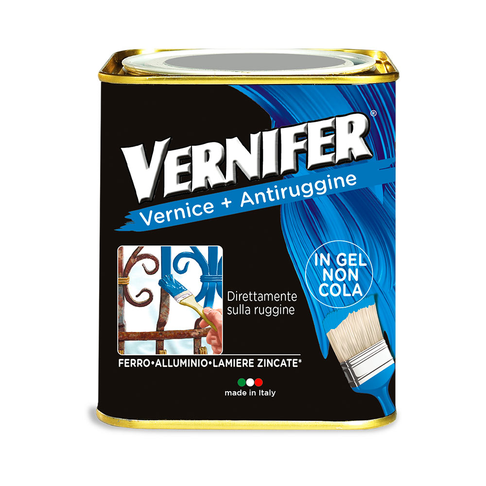 F3002A4869 VERNICE VERNIFER in gel per ferro colore GIALLO BRILLANTE da ML.750 art.4869 Arexons