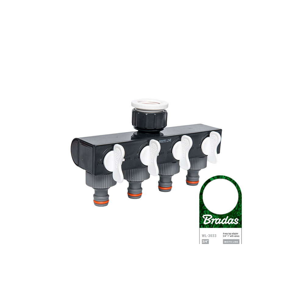 F304629489 Raccordo/Presa rubinetto a quattro linee con RIDUZIONE 1