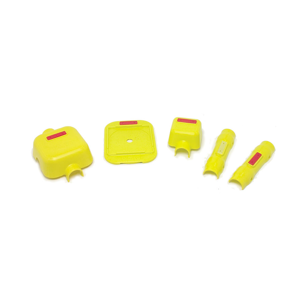 F3047001 SOTTOBASETTA IN PVC rifrangente per ponteggio Art. GPP-101 Comiva/Secom