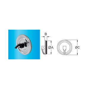 F309945400180 INOX TAPPO tondo Ø 180 con guarnizione per Tubo INOX camino monoparete art.4540 Fibrotubi
