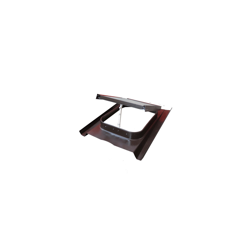 F3163370 LUCERNAIO per tetto universale vetro retinato preverniciato TESTA DI MORO per COPPO 45X60 art.KVPTC Axel