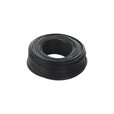 F31650003 CAVO ELETTRICO UNIPOLARE NERO filo di fase sezione 1.5 mm per impianto elettrico rotolo da 100 mt Sonepar