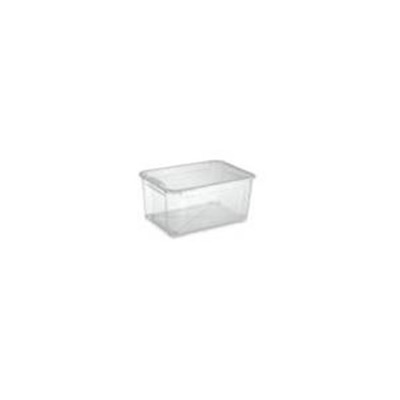 F3189800 CONTENITORE in plastica trasparente T BOX L con coperchio dim.55.5x39x28.5 h art.8654000020206 ABM