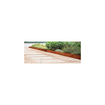 F32000090 LASTRA/BORDURA in lamiera CORTEN mis.1.5x1500x180 mm per giardini e aiuole art.BOR18015001.5P Alba Siderurgica