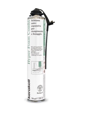 F360550483 SCHIUMA HYPER FOAM COMBI PISTOLA e MANUALE (ugello in dotazione)poliuretanica per riempimento e fissag 750ml art.50483 K...
