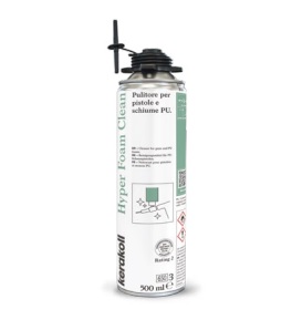 F360550489 PULITORE HYPER FOAM CLEAN 500ml per pistola schiuma poliuretanica art.50489 Kerakoll