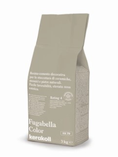 F3605KK79 STUCCO FUGABELLA COLOR colore KK79 sacco da 3kg 1 cf=24 kg art.K0000X Kerakoll