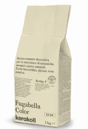 F3605KK86 STUCCO FUGABELLA COLOR colore KK86 sacco da 3kg 1 cf=24 kg art.K00010 Kerakoll