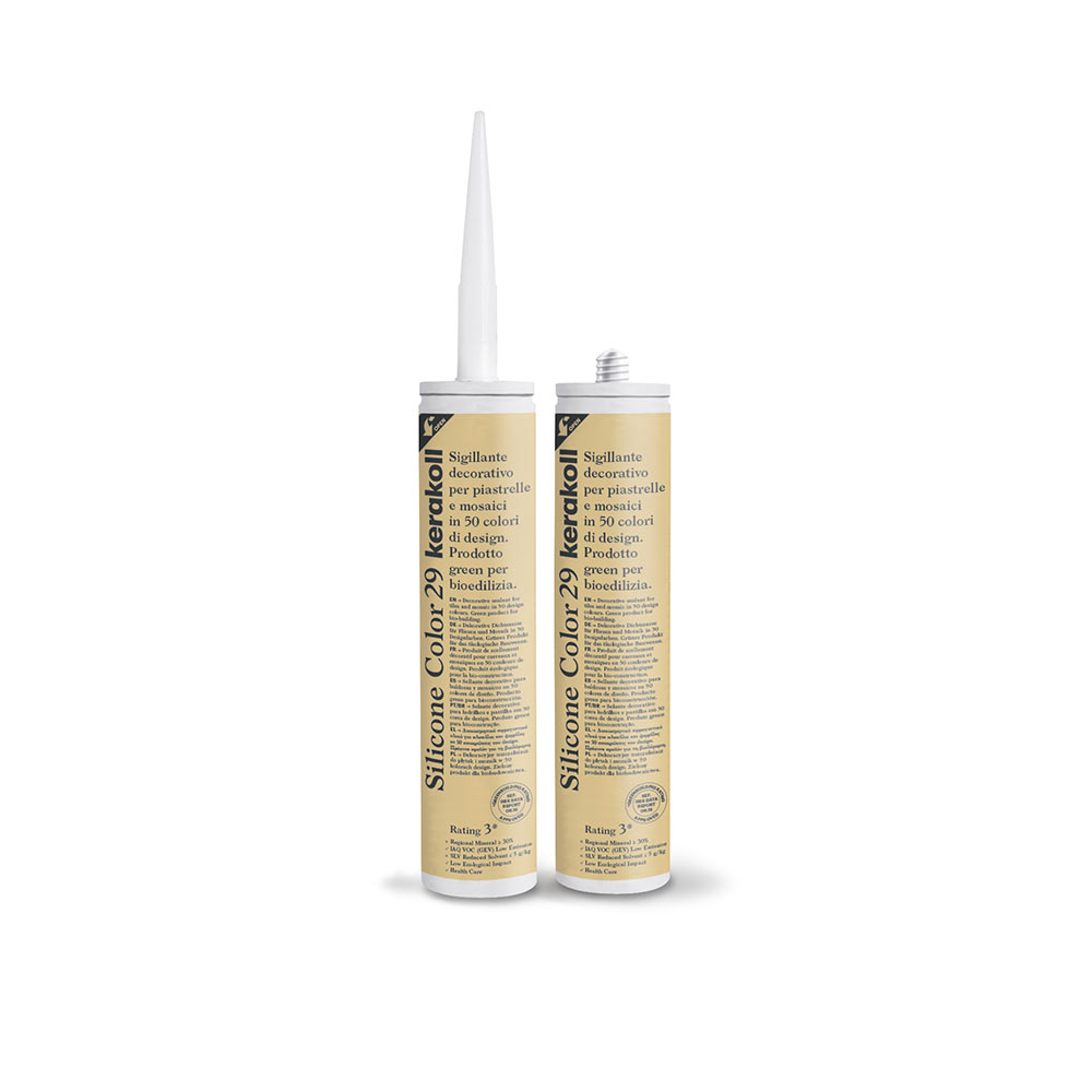 F3605SIL29 SILICONE COLOR colore 29 cartuccia da 310ml 1 cf = 6 pz Kerakoll IN ELIMINAZIONE