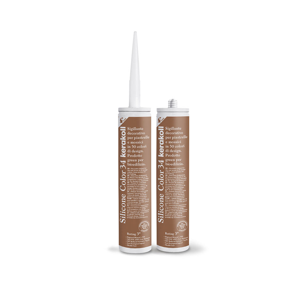 F3605SIL34 SILICONE COLOR colore KK155/34 cartuccia da 310ml 1 cf = 6 pz art. K0001M Kerakoll