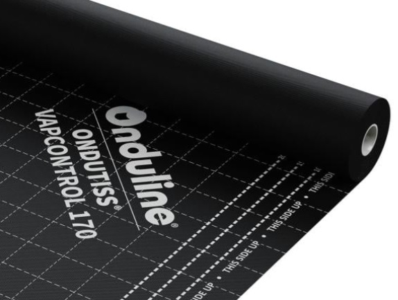 F3948808021 ONDUTISS VAPCONTROL 4S 170 TT 50X1.50 mt 2 BANDE ADESIVE telo/membrana FRENO VAPORE per tetto (= wt3) art.808021 Ondulin...