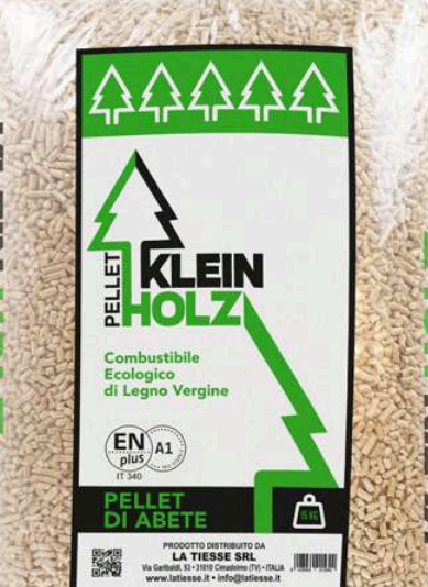 F3996IT340 KLEIN HOLZ PELLETS/legna di ABETE bianco sacco da kg 15 La Ti Esse srl PREZZO FINO AL 26-01-2026