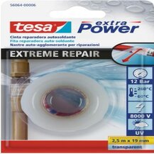F3013T4600-00 NASTRO AUTOAMALGAMANTE TRASPARENTE 25mm x 3MT XTREME CONDITIONS in silicone Art.04600-00000-02 Tesa