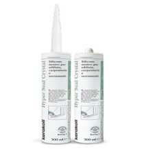 F360550479 SILICONE HYPER SEAL CRYSTAL colore TRASPARENTE silicone NEUTRO per edilizia e serramenti cartuccia da 290ml art.50479 Ke...