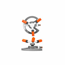 F304629507 IRRIGATORE circolare da giardino a 3 braccia per TUBO IRRIGAZIONE per acqua colore grigio art.29507/WL-Z16 Cenigomma